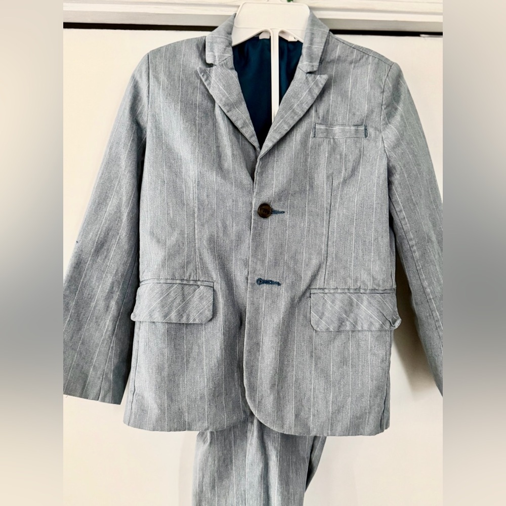 Cat & Jack light blue Pinstripe Suit Jacket